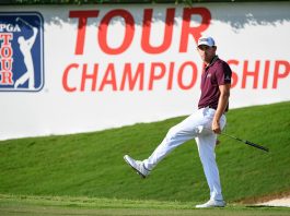 Patrick Cantlay Leads Tour Championship
