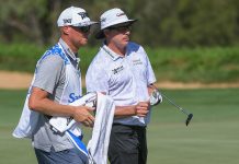 Joel Dahmen’s Caddie Mocks PGA Tour Volunteer in Viral Video; Issues Apology Joel Dahmen and caddie Geno Bonnalie Sentry Tournament of Champions