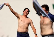 ICYMI: Harry Higgs, Joel Dahmen Rip Off Shirts at Phoenix Open Joel Dahmen and Harry Higgs Shirtless