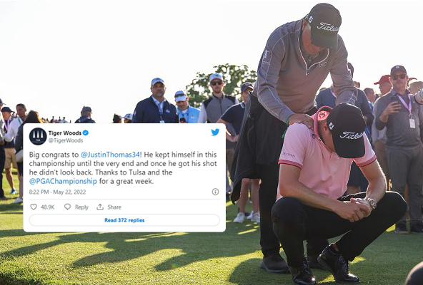 Twitter Justin Thomas Wins 2022 PGA Championship