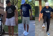 Watch DJ, Rahm, Morikawa Perform Some Serious Golf Ball Bouncing Collin Morikawam Dustin Johnson, Jon Rahm