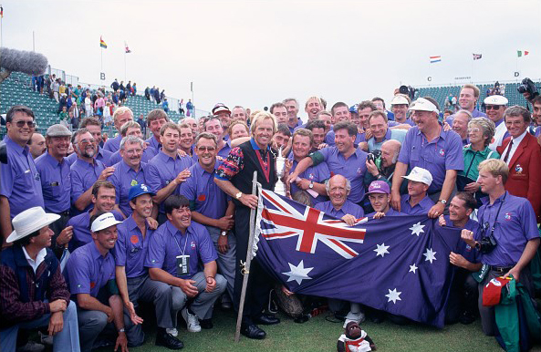 Greg Norman Wins The Open Championship