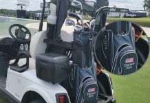 Spotted: Eric Trump’s Golf Bag Gives Away the Script LIV Golf Trump Bedminster Trump 2024
