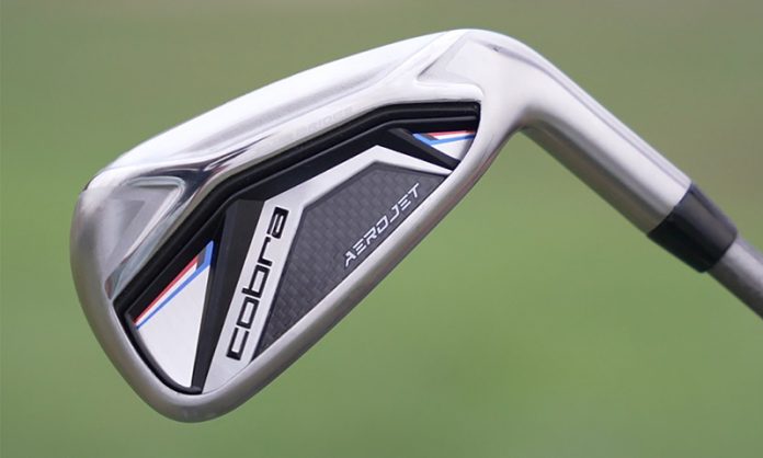 Right Cobra aerojet 4/5 hybrid. kbs players graphite iron 65 A flex