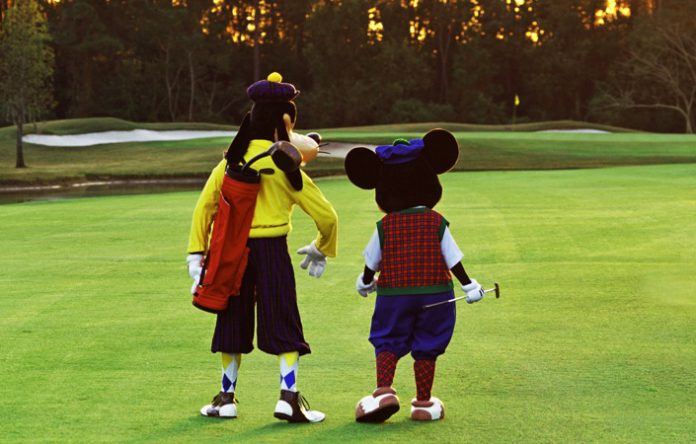Mickey and Goofy Disney Golf