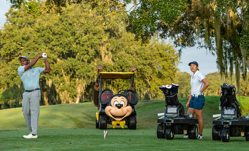 Robo-Caddies Disney Golf