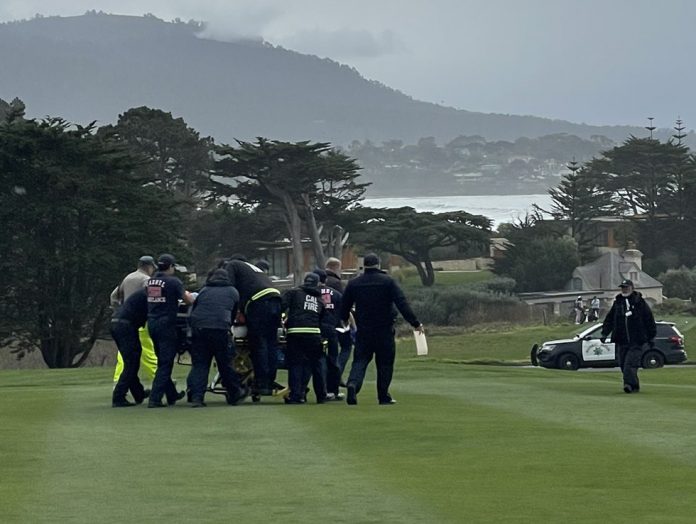 Caddie at the Pebble Beach Pro-Am receives CPR