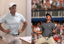 Golf Twitter Drags Rory McIlroy For “Classless” Act After “Choking” Away U.S. Open Rory McIlroy watches as Bryson DeChambeau wins the U.S. Open