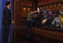 Bryson DeChambeau’s U.S. Open Trophy Tour Continues on Tonight Show Bryson DeChambeau US Open NBC Tonight Show