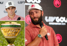 LIV Golf’s Individual Champion To Receive Super Bowl-Style Ring LIV Golf's Championship Ring Jon Rahm Joaquin Niemann