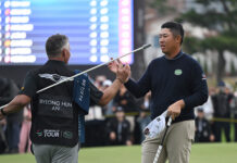 Byeong Hun An Defeats Tom Kim in OT to Win 2024 Genesis Championship 2024 Genesis Championship Byeong Hun An Leads Wins