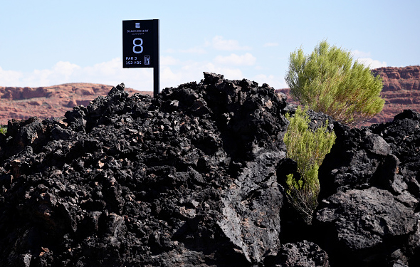 Black Desert Championship Primer 8th Hole Signage