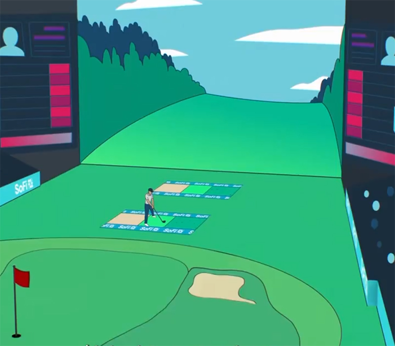 PGW-TGL Gimmick TGL Screen Golf