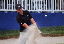 Griffin, Aberg Share Halftime Lead at a Windy Farmers Insurance Open 2025 Farmers Ins Ludvig Aberg Co-Leads Day 2