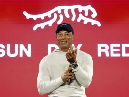 2025 Tiger Woods Sun Day Red