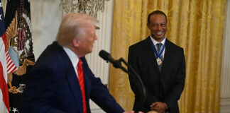 “Amazing Guy Who Lives a Life of Pain”: President Donald Trump Defends Tiger Woods 2025 President Trump Tiger Woods White House