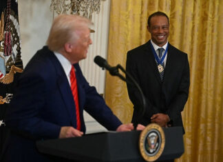 “Amazing Guy Who Lives a Life of Pain”: President Donald Trump Defends Tiger Woods 2025 President Trump Tiger Woods White House