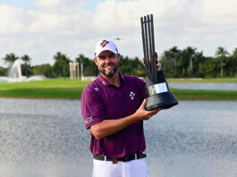 2025 LIV Golf Miami Marc Leishman Wins Trophy
