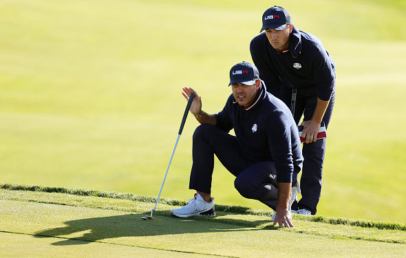 PGW-2025 Ryder Cup Spieth Koepka 2025 Ryder Cup Jordan Spieth Brooks Koepka