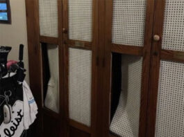 Wyndham Clark Damaged Lockers Oakmont 2025 U.S. Open