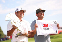Kurt Kitayama Claims 3M Open Title with Dominant Weekend Performance 2025 3M Open Kurt Kitayama Wins Caddie Trophy