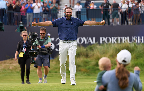 2025 British Open Scottie Scheffler Wins Family