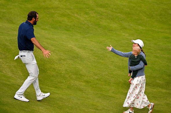 2025 British Open Scottie Scheffler Wins Wife Meredith