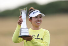 Miyu Yamashita Stuns at AIG Women’s Open, Claims First Major and LPGA Title 2025 AIG Womens Open Miyu Yamashita Wins Trophy