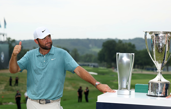 2025 BMW Championship Scottie Scheffler Wins Trophies