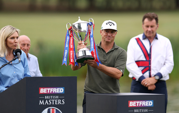2025 Betfred British Masters Alex Noren Wins Trophy
