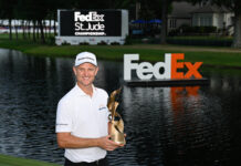 Justin Rose Wins 2025 FedEx St. Jude Championship in Dramatic Playoff 2025 FedEx St-Jude Championship Justin Rose Wins Trophy