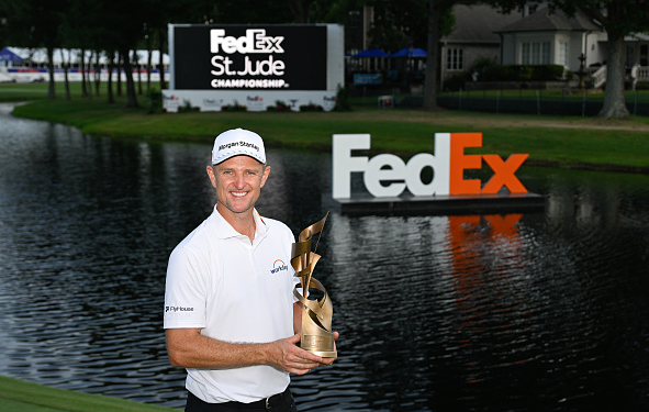 2025 FedEx St-Jude Championship Justin Rose Wins Trophy
