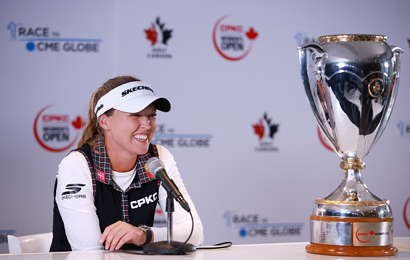 2025 LPGA CPKC Womens Open Brooke Henderson Wins Trophy