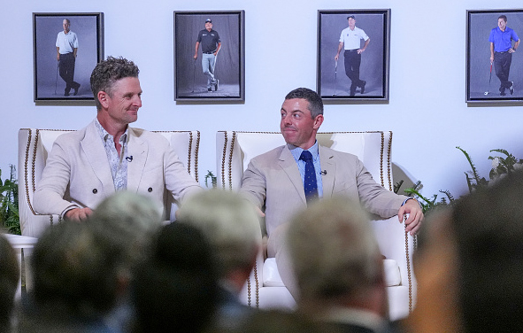 2025 Tour Championship Payne Stewart Award Rory McIlroy Justin Rose