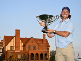 2025 Tour Championship Tommy Fleetwood Wins Trophy