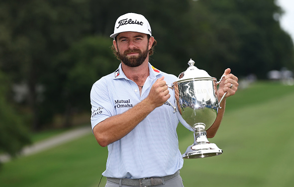 2025 Wyndham Championship Cameron Young Wins Sam Snead Trophy