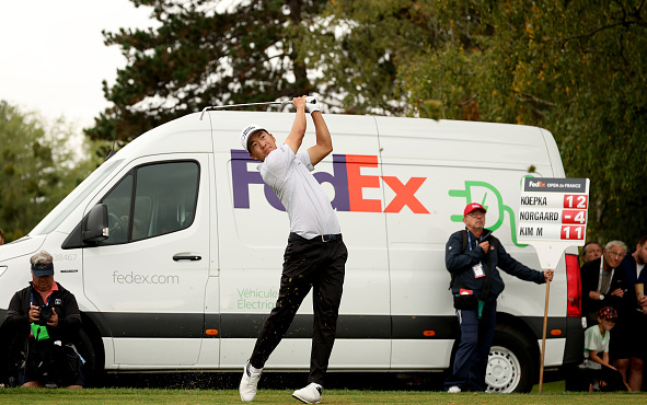 2025 French Open Michael Kim Wins Tee Shot