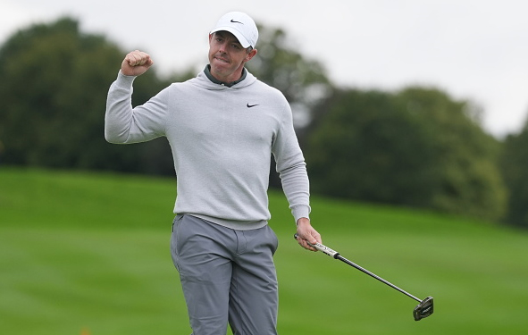 2025 Irish Open Rory McIlroy Wins Fist Pump