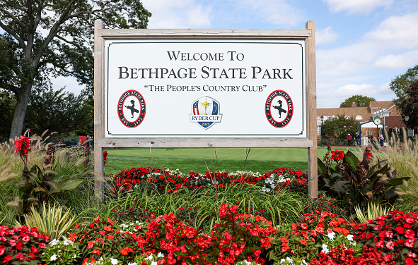 2025 Ryder Cup Primer Bethpage Black Signage