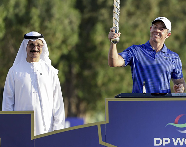 Rory McIlroy Sultan Ahmed bin Sulayem Epstein Dubai