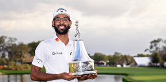 Akshay Bhatia Edges Daniel Berger in Playoff Thriller at Arnold Palmer Invitational 2026-Akshay Bhatia Wins Arnold Palmer Invitational Trophy