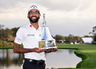 Akshay Bhatia Edges Daniel Berger in Playoff Thriller at Arnold Palmer Invitational 2026-Akshay Bhatia Wins Arnold Palmer Invitational Trophy