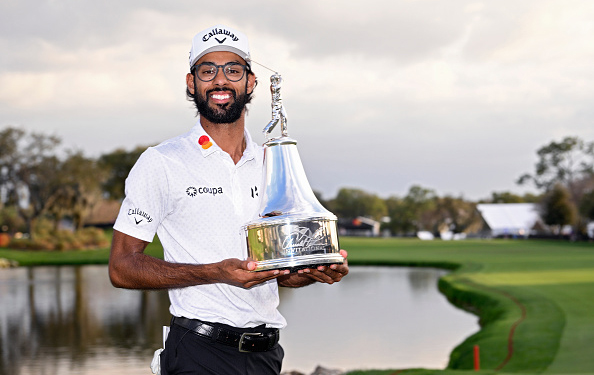 2026-Akshay Bhatia Wins Arnold Palmer Invitational Trophy