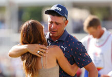 ICYMI: Gary Woodland’s Epic Comeback Inspired Trump, Nicklaus, Player, Mahomes, More 2026-Gary Woodland Wins Houston Open Wife Hug