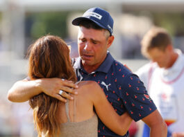2026-Gary Woodland Wins Houston Open Wife Hug