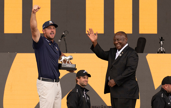 2026-LIV Golf South Africa Bryson DeChambeau Wins President Ramaphosa
