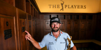 Cameron Young Claims First Players Championship Title in Thrilling One-Stroke Victory Over Matt Fitzpatrick 2026-Players Championship Cameron Young Wins Locker Room Trophy