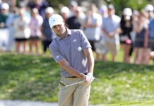 Watch Aberg’s Bunker Magic: Swede Chips in for Eagle En Route to Sawgrass Front-Nine Record 2026-Players Championship Ludvig Aberg Chip in