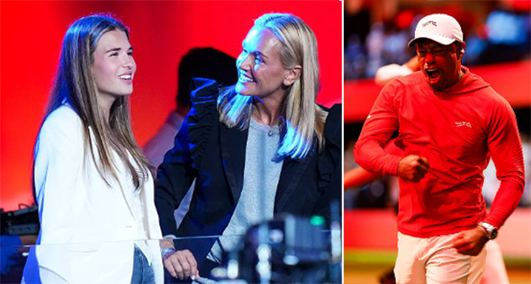 Vanessa Trump Tiger Woods TGL Kai Trump