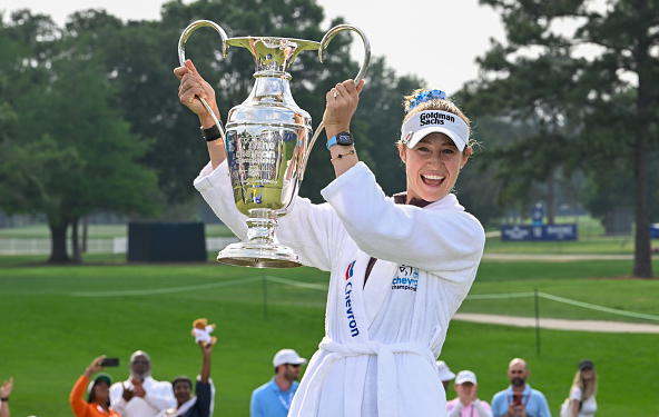 Nelly Korda Wins 2026 The Chevron Championship Trophy